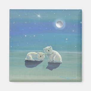 Süßer Eisbär Magnet