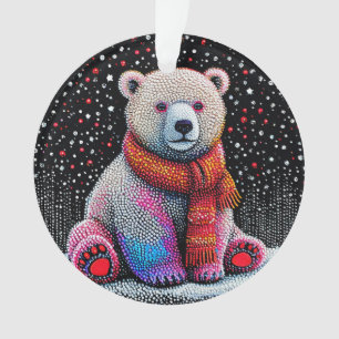 Süßer Eisbär Ornament