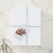 Süßer Elefant 12. Geburtstag Geschenkanhänger (Mit Garn)