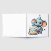 Süßer Elefant 2. Geburtstag Gästebuch (Voll)