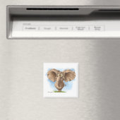 Süßer Elefant Cartoon Magnet (In Situ (Geschirrspüler))