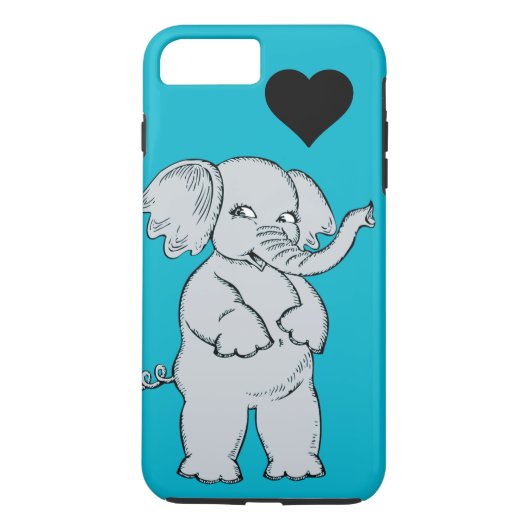Süßer Elefant Case-Mate iPhone Hülle (Rückseite)