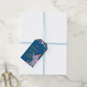 Süßer Elefant Geburtstag Geschenkanhänger (Mit Garn)