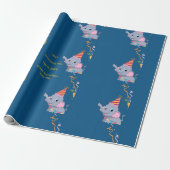 Süßer Elefant Geburtstag Geschenkpapier (Ungerollt)