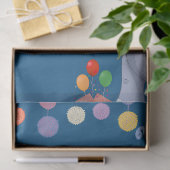 Süßer Elefant Geburtstag Seidenpapier (Geschenk)