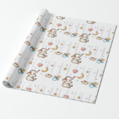 Süßer Elefant Geschenkpapier (Ungerollt)