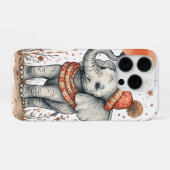 Süßer Elefant iPhone Hülle (Rückseite (Horizontal))