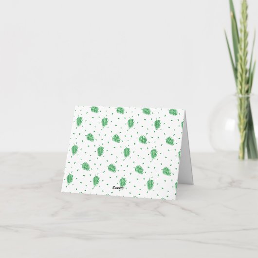 Süßer Elefant mit Geschenk Dankeskarte (Rückseite)