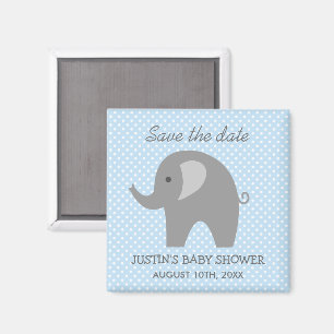 Süßer Elefant Save-the-Date-Baby-Party-Magnet Magnet