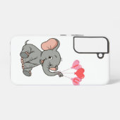 Süßer Elefant Valentinstag Samsung Galaxy Hülle (Rückseite (Horizontal))
