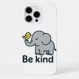 Süßer Elefant & Vogel Aufkleber iPhone 16 Pro Max Hülle
