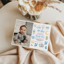 Süßer Elefant-Wasserfarben-Baby-Party für Jungen