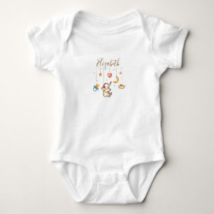 Süßer Elefantenbaby Baby Strampler