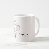 Süßer Elefantenvogel   Kaffeetasse (VorderseiteRechts)