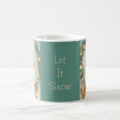 Süßer Elf mit Weihnachtsgeschenken  Kaffeetasse (Mittel)