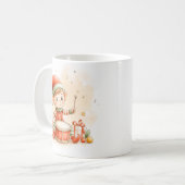 Süßer Elf Weihnachts-Tassen-Wrapper Kaffeetasse (Vorderseite Links)
