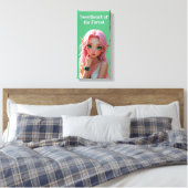 Süßer Elfie Leinwanddruck (Insitu (Schlafzimmer))