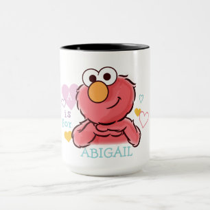 Süßer Elmo   Füge Deinen eigenen Namen hinzu Tasse