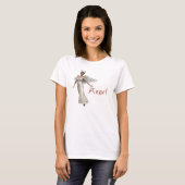 Süßer Engel - Blondine T-Shirt (Vorne ganz)