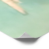 Süßer Engel im rosa Kleid Poster (Ecke)