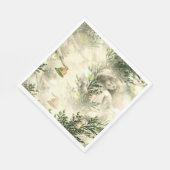 Süßer Engel Marmor Papier Serviette (Ecke)
