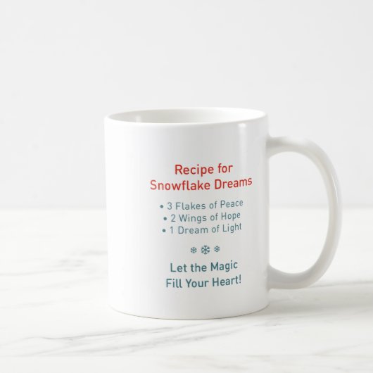 Süßer Engel Weihnachts-Tassen-Wrapper Kaffeetasse (Rechts)