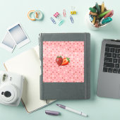 Süßer Erdbeer-Aufkleber Aufkleber (iPad Hülle)