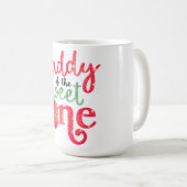 Süßer Erdbeer-Papa des Süßen Matching Fa Kaffeetasse (VorderseiteRechts)