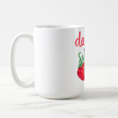 Süßer Erdbeer-Papa des Süßen Matching Fa Kaffeetasse (Links)
