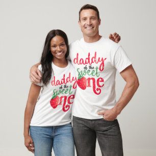 Süßer Erdbeer-Papa des Süßen Matching Fa T-Shirt