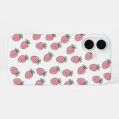 Süßer Erdbeerdruck iPhone 16 Hülle (Rückseite (Horizontal))