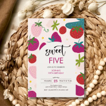 Süßer Erdbeeren-Kindergeburtstag