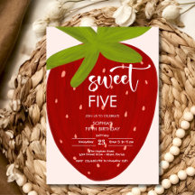 Süßer Erdbeeren-Kindergeburtstag