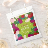 Süßer Erdbeeren-Kindergeburtstag Geschenktütchen (Ausgeschnitten)