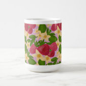 Süßer Erdbeergarten & Botanische Blumenästhetik Kaffeetasse (Mittel)