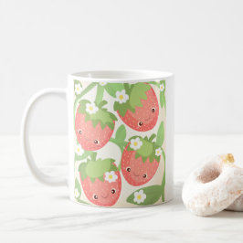 Süßer Erdbeergarten Kaffeetasse