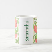Süßer Erdbeergarten Kaffeetasse (Mittel)