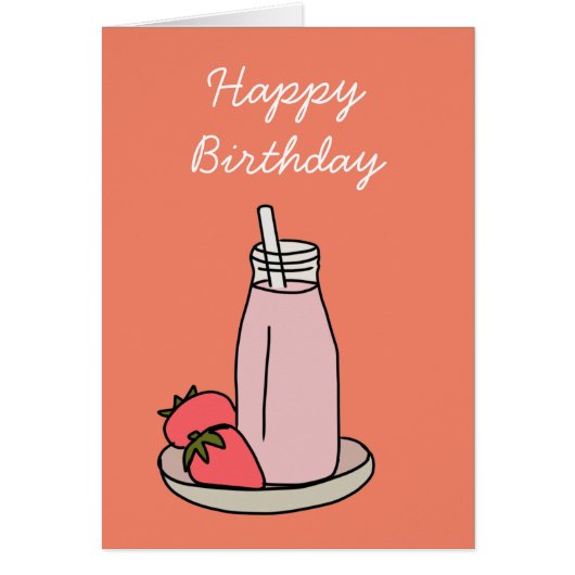 Süßer Erdbeermilch niedlich rosa (Vorne)