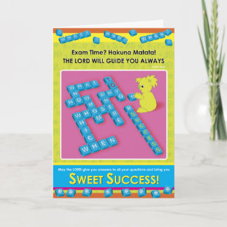 Süßer Erfolg Karte