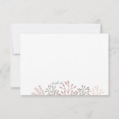 Süßer Erinnerungs-Trauerfall danken Ihnen zu Dankeskarte (Rückseite)