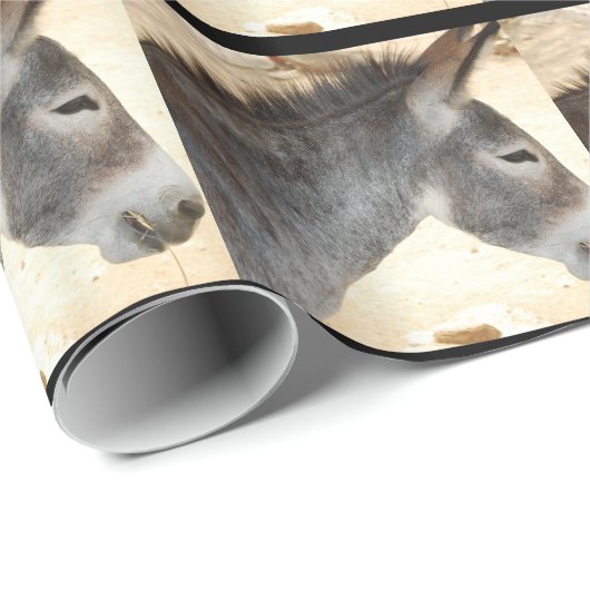 Süßer Esel Geschenkpapier (Rolleneckpunkt)