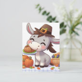Süßer Esel Postkarte (Stehend Vorderseite)