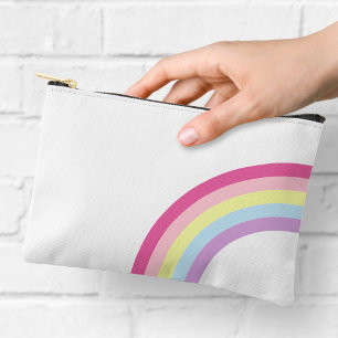 Süßer farbenfroher Regenbogen Zubehörtasche