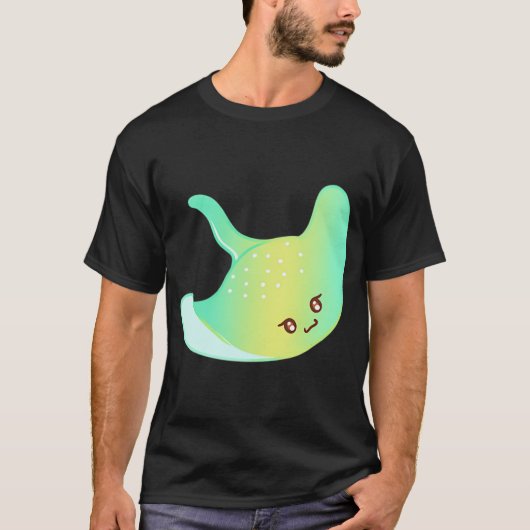 Süßer farbenfroher Stachelrochen T-Shirt (Vorderseite)