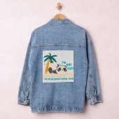 Süßer fauler Panda Jeansjacke (Hangar)