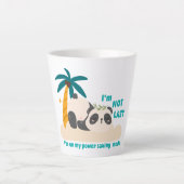 Süßer fauler Panda Milchtasse (Vorderseite)