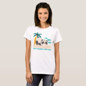 Süßer fauler Panda T-Shirt (Vorne ganz)