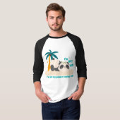 Süßer fauler Panda T-Shirt (Vorne ganz)