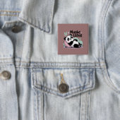 Süßer fauler Panda – „Vielleicht später“ Entspanne Button (Beispiel)