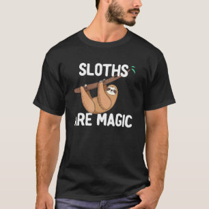 Süßer Faultier Faultiere sind magische Tiere Faul  T-Shirt